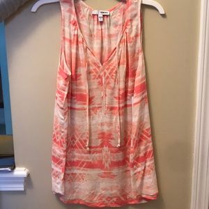 Aztec print tank top